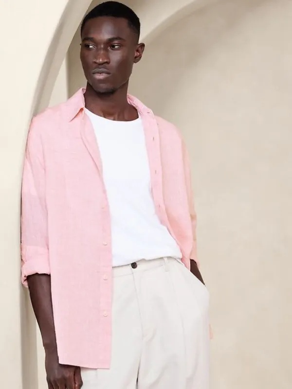Standard Castello Linen Shirt sold by Banana Republic