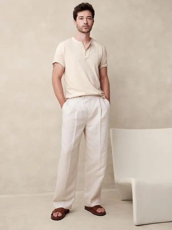 Soft Wash Henley T-Shirt sold by Banana Republic