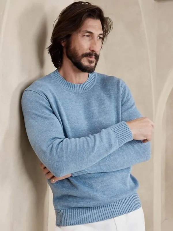 Giorgio Cotton-Linen Sweater sold by Banana Republic