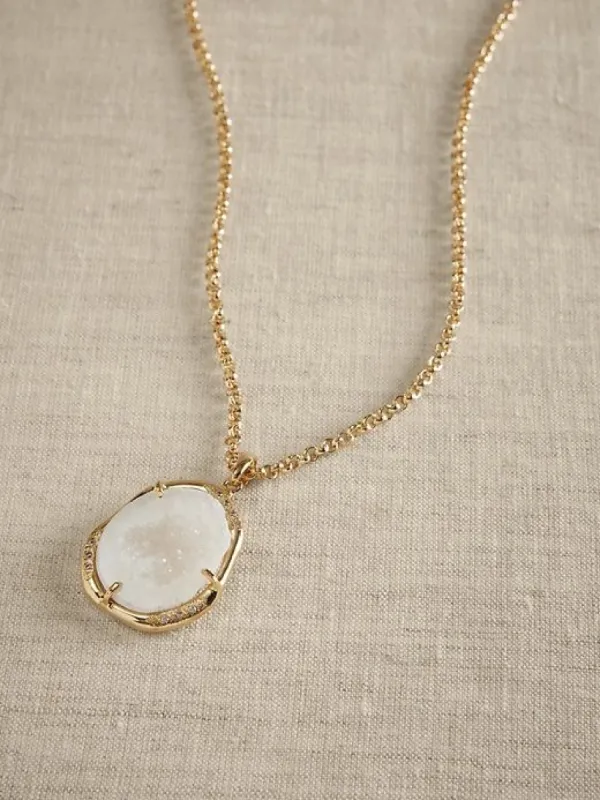 Lyric Quartz Necklace | Aureus + Argent sold by Banana Republic