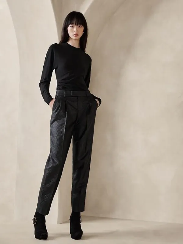 Aleah Wool-Blend Top sold by Banana Republic