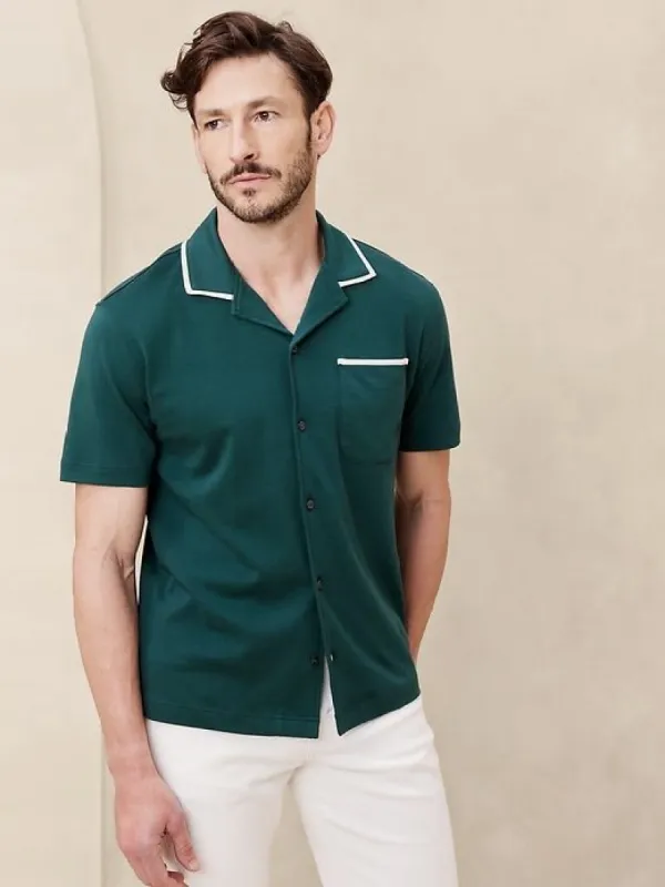 Luxury-Touch Resort Shirt sold by Banana Republic