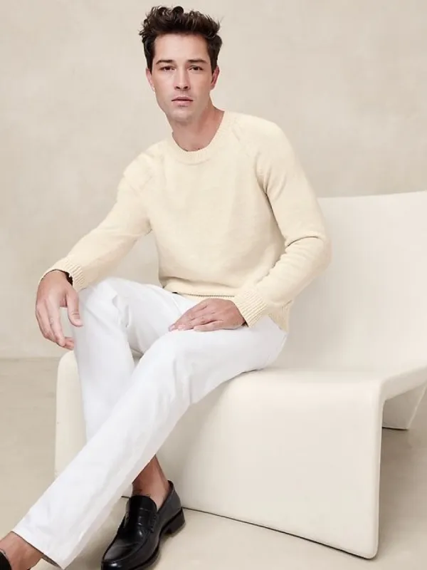 Giorgio Linen-Cotton Sweater sold by Banana Republic