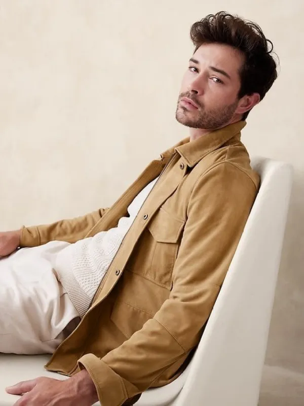 Bastian Suede Jacket sold by Banana Republic