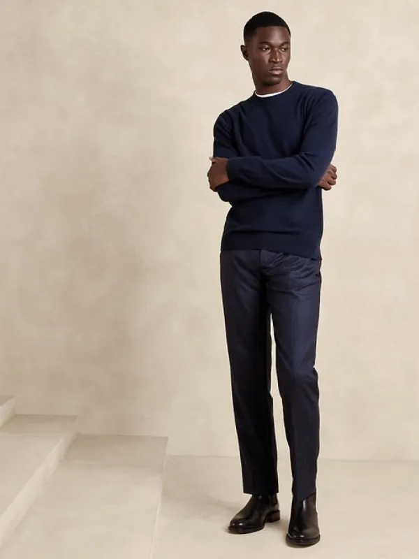 Sarno Cashmere Crew-Neck Sweater sold by Banana Republic