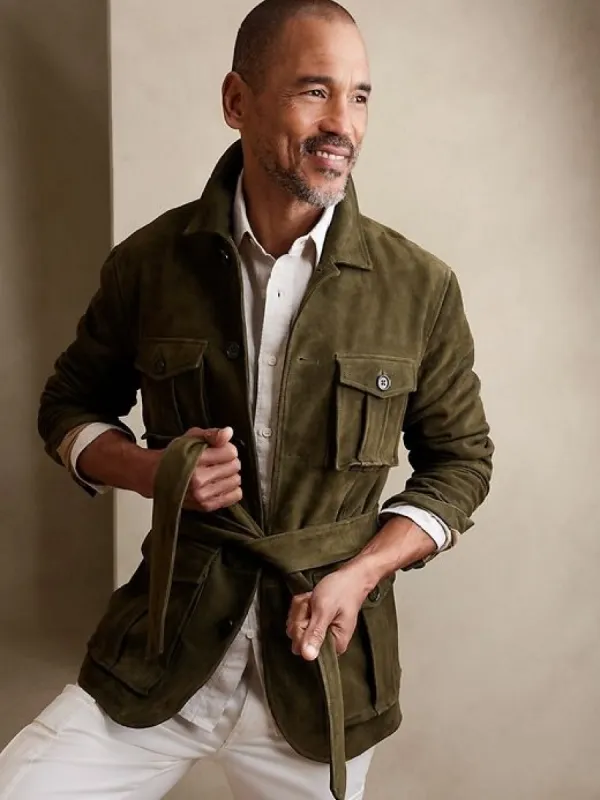 Heritage Suede Expedition Jacket sold by Banana Republic