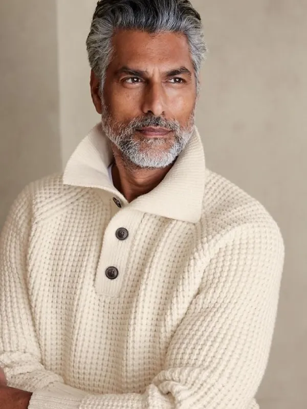 Cozzi Mock-Neck Sweater sold by Banana Republic