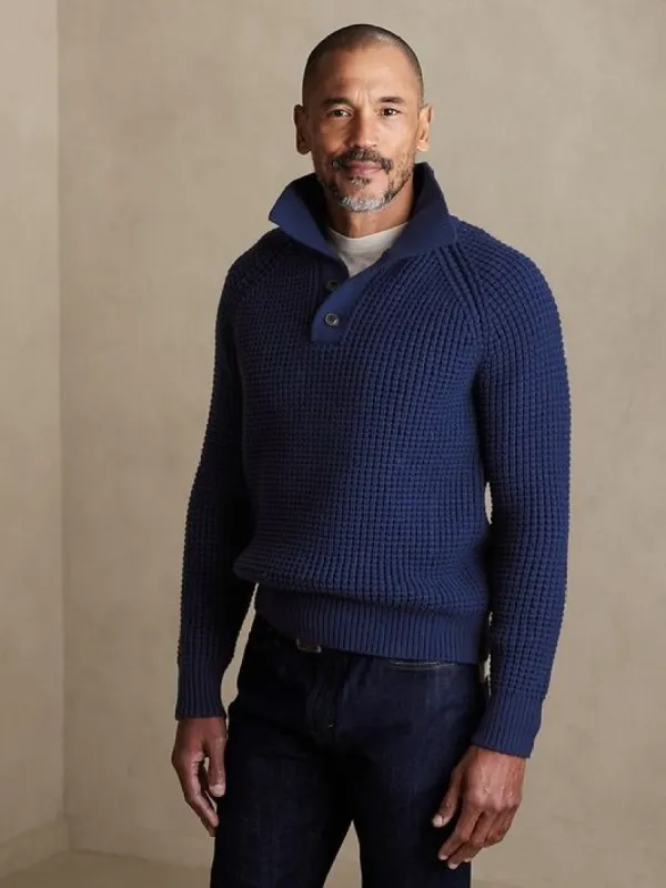 Cozzi Mock-Neck Sweater sold by Banana Republic