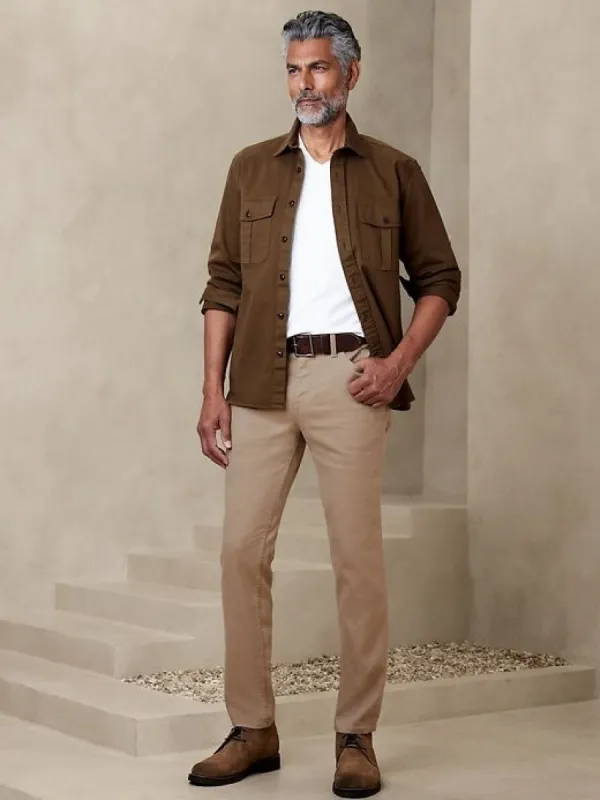 Slim Linen-Cotton Traveler Pant sold by Banana Republic