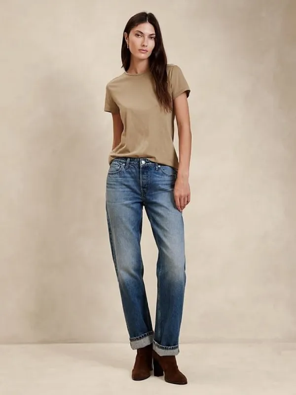 SUPIMA® Crew-Neck T-Shirt made by Banana Republic