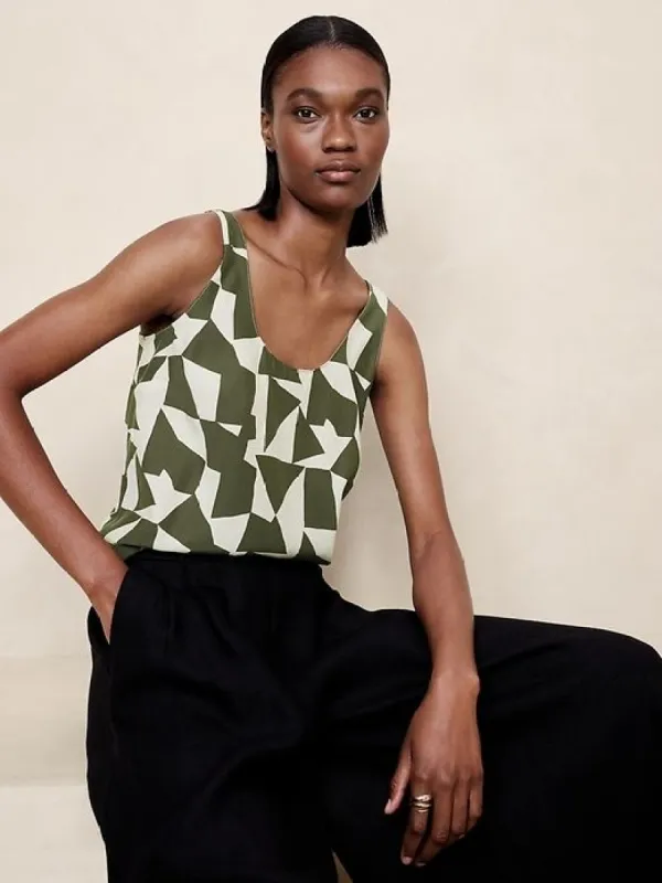 Sublime Silk Tank sold by Banana Republic