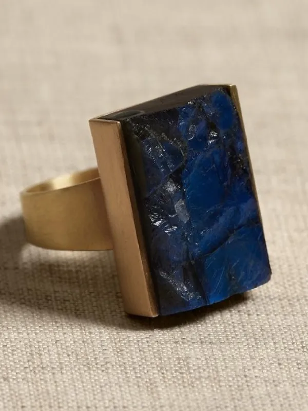 Labradorite Landscape Ring | Aureus + Argent sold by Banana Republic