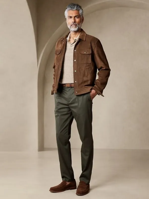 Pleated Core Temp Pant sold by Banana Republic