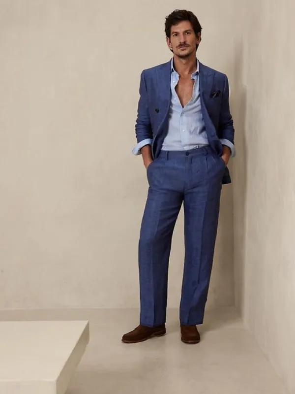 Lago Italian Linen Suit Pant sold by Banana Republic
