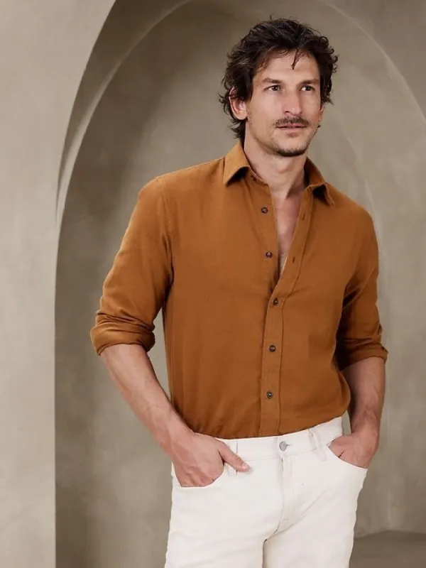 Denny Flannel Shirt sold by Banana Republic