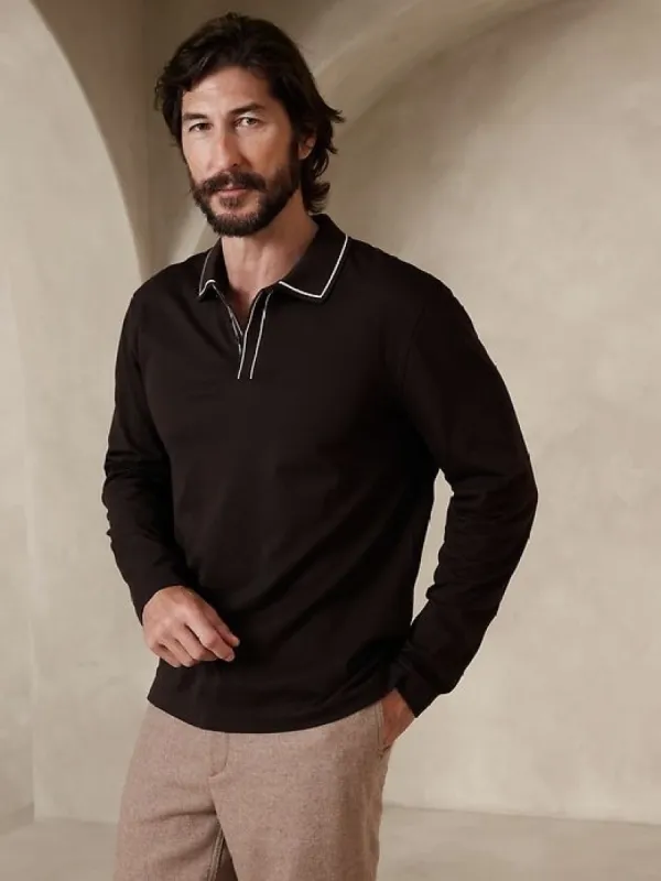 Luxury-Touch Pique Polo sold by Banana Republic