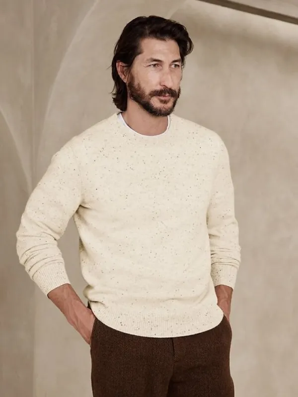 Alta Cashmere Crew-Neck Sweater sold by Banana Republic