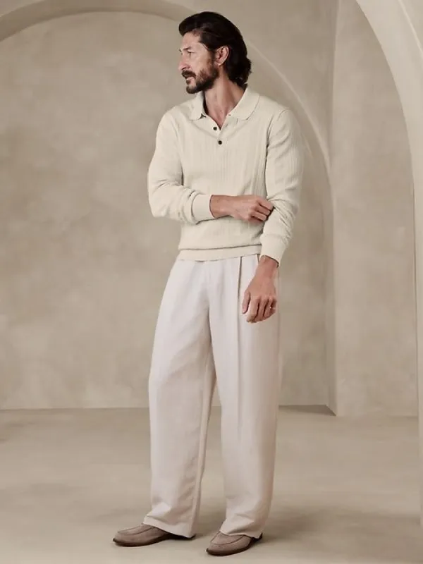 Dennis Cotton Sweater Polo sold by Banana Republic