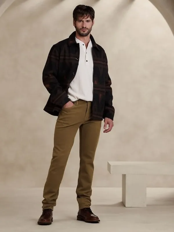 Slim Brushed Traveler Pant sold by Banana Republic