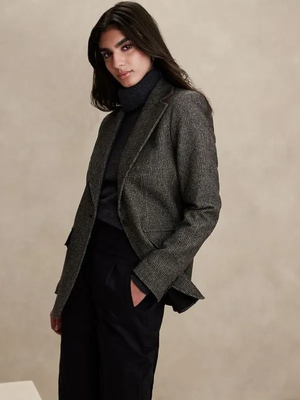 Palmira Tweed Blazer sold by Banana Republic