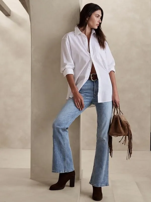 The Relaxed Flare Jean sold by Banana Republic