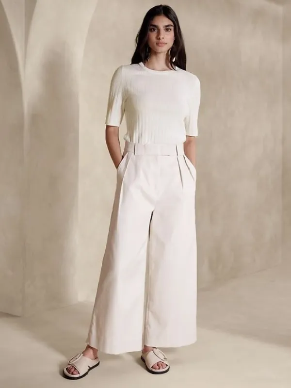 Nezha Merino Ribbed Sweater sold by Banana Republic