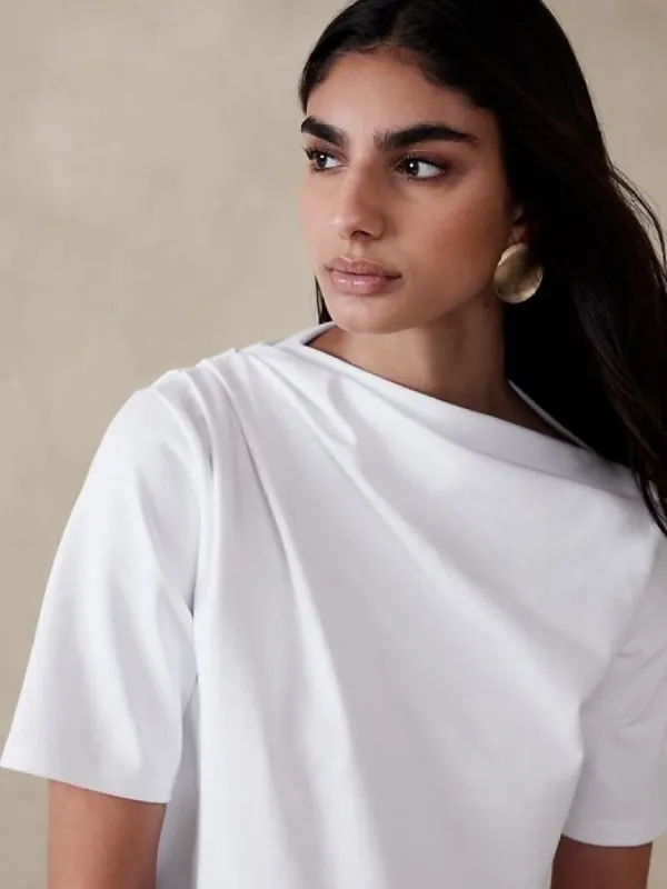 Poppy Draped Top sold by Banana Republic