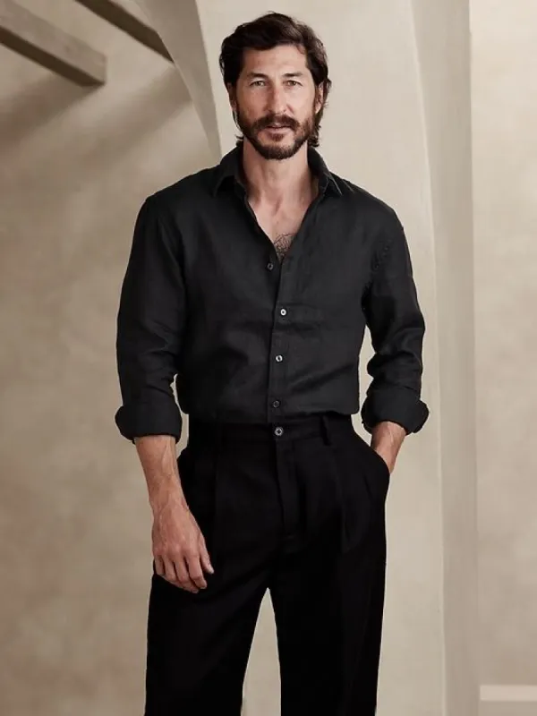 Castello Linen Shirt sold by Banana Republic