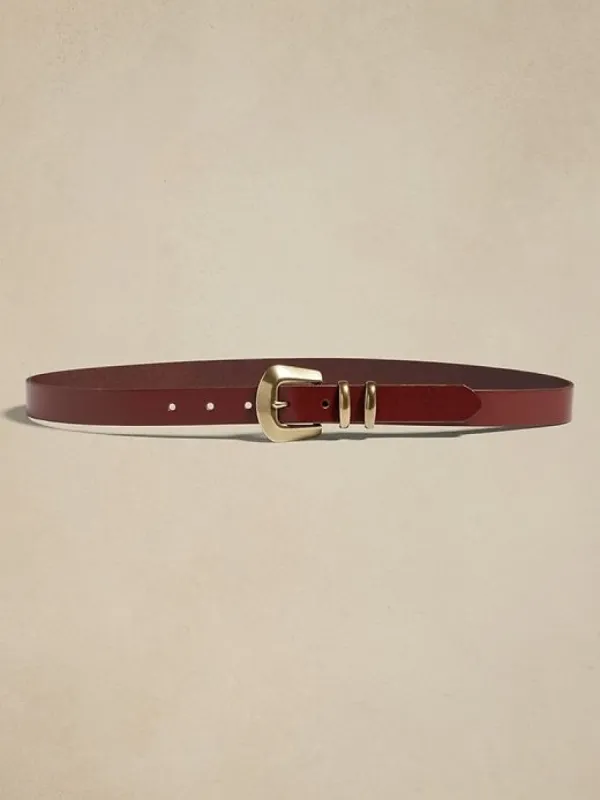Angolo Leather Belt sold by Banana Republic