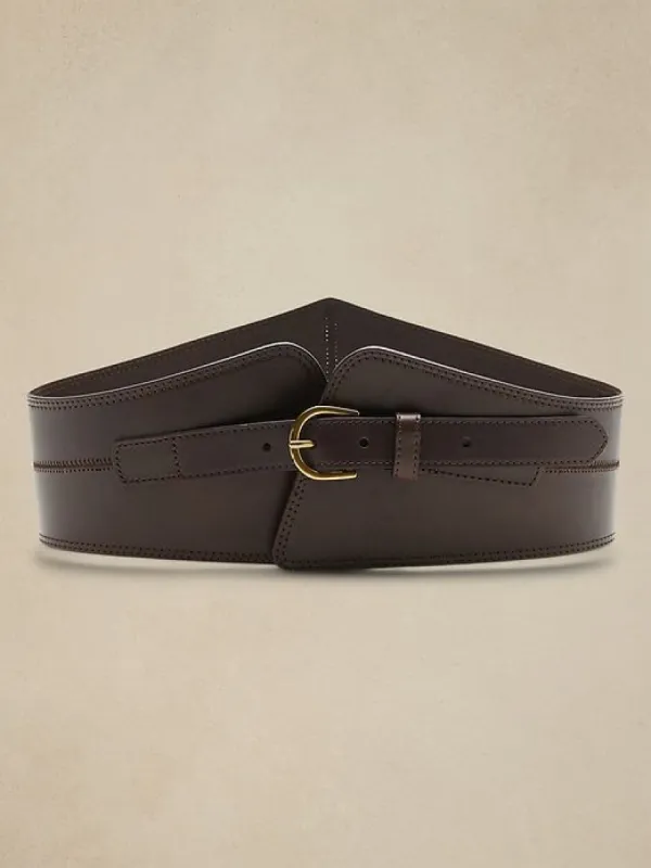 Leather Corset Waist Belt sold by Banana Republic