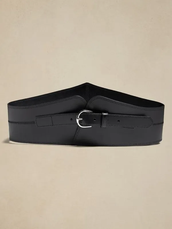 Leather Corset Waist Belt sold by Banana Republic