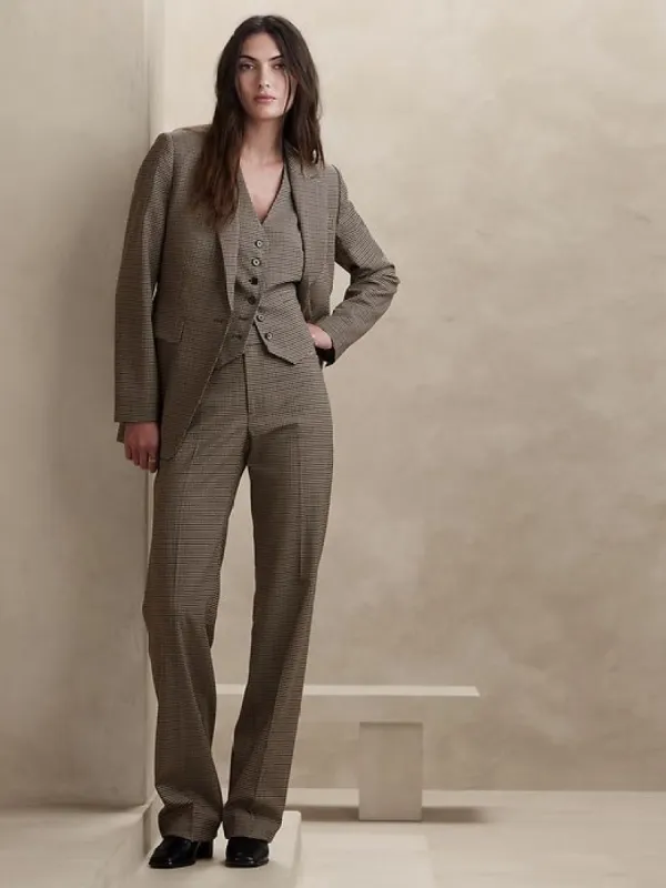 Siena Straight Italian Wool Pant sold by Banana Republic