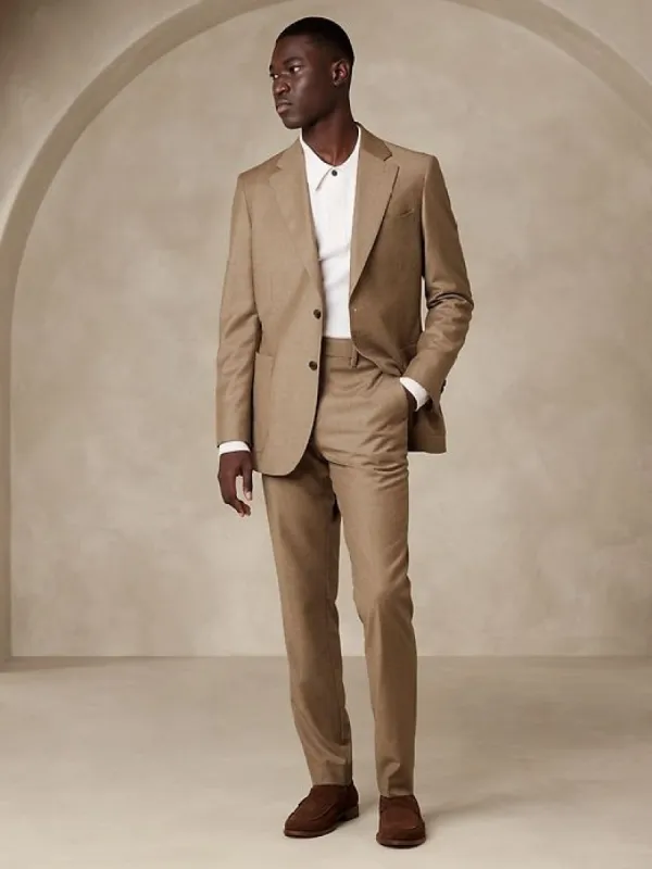 Signature Italian Flannel Suit Pant sold by Banana Republic