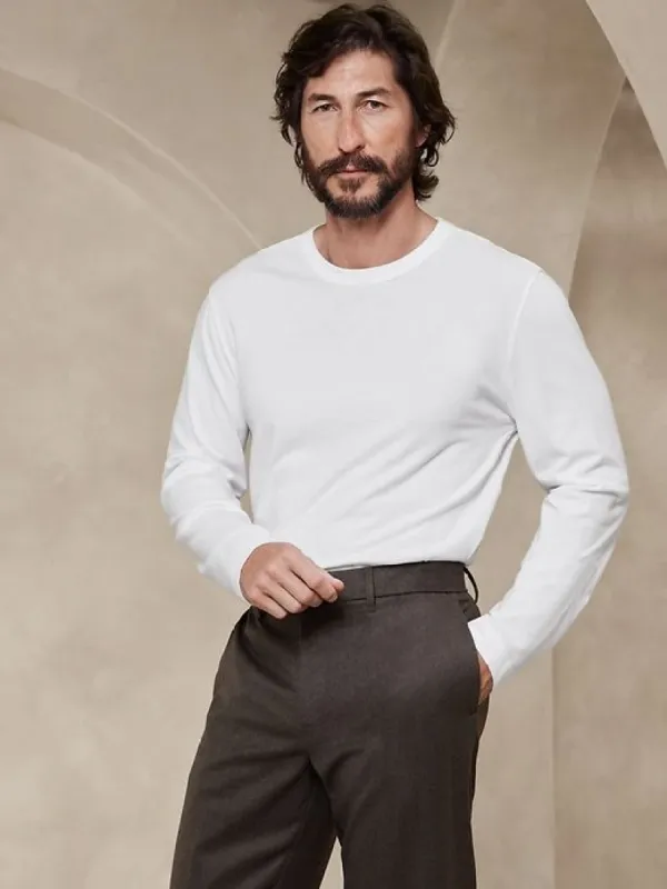 Soft Wash Long-Sleeve T-Shirt sold by Banana Republic