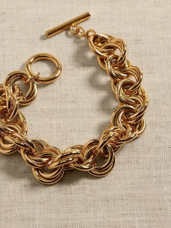 Ravena Jumbo Link Bracelet | Aureus + Argent sold by Banana Republic