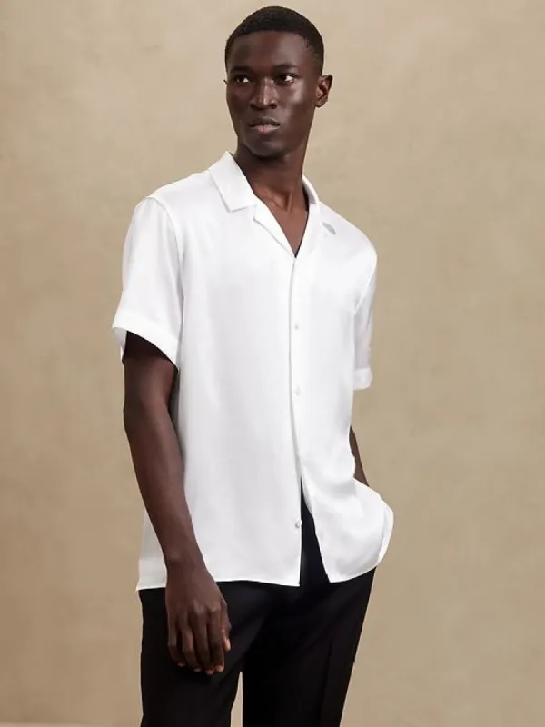 Lyam Silk Resort Shirt sold by Banana Republic