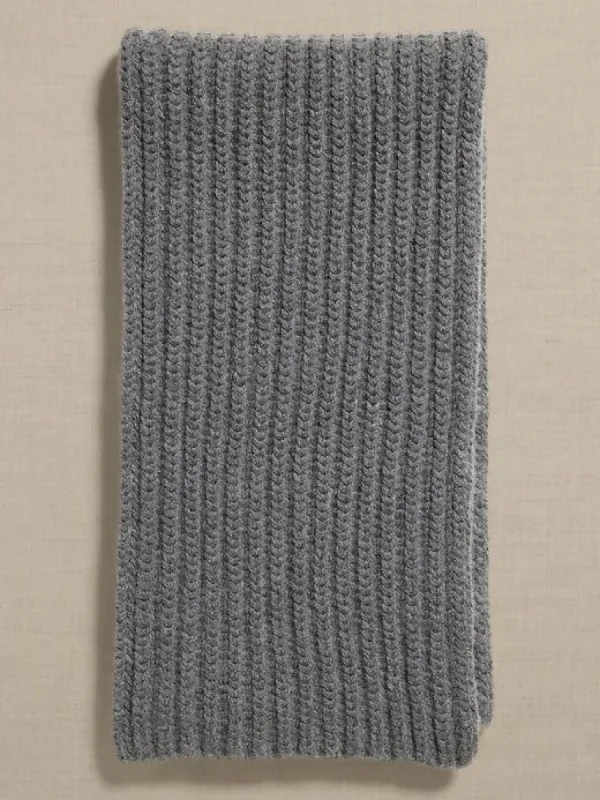 Jaime Wool-Cashmere Scarf sold by Banana Republic