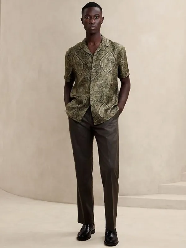 Paisley Silk Resort Shirt sold by Banana Republic