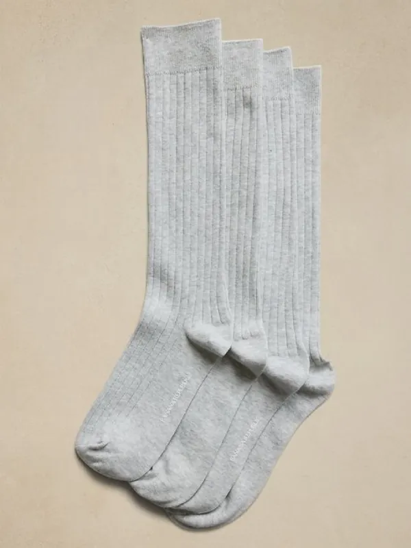 Ribbed Trouser Sock 2-Pack made by Banana Republic