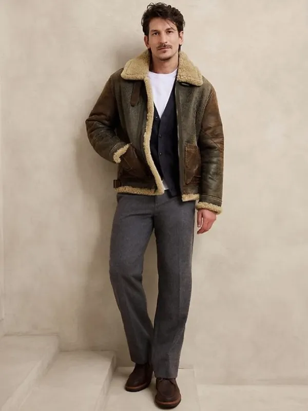 Shearling Flight Jacket sold by Banana Republic