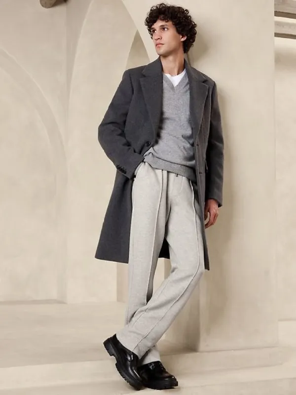 Duo Interlock Jogger sold by Banana Republic