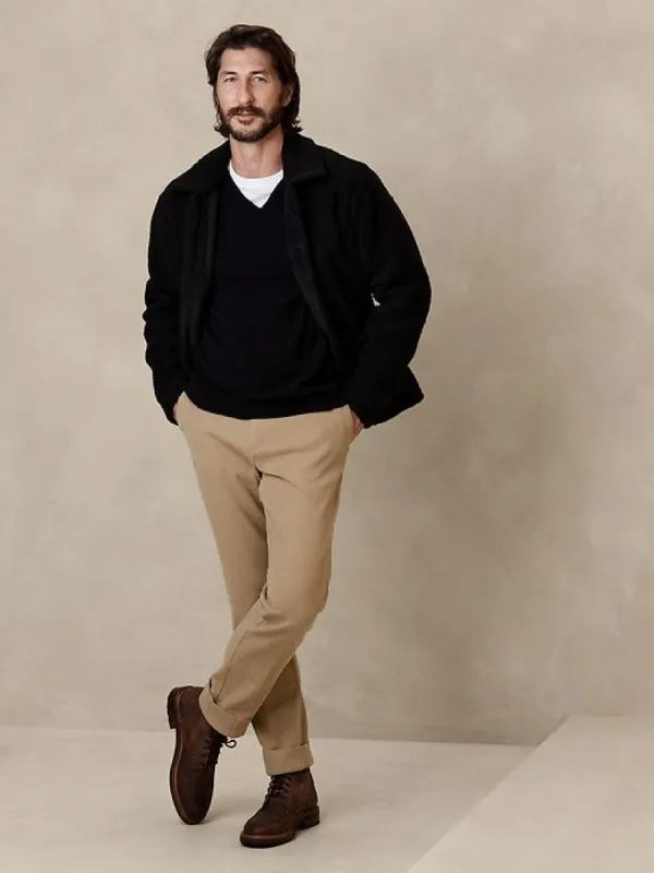 Slim Brushed Traveler Chino sold by Banana Republic