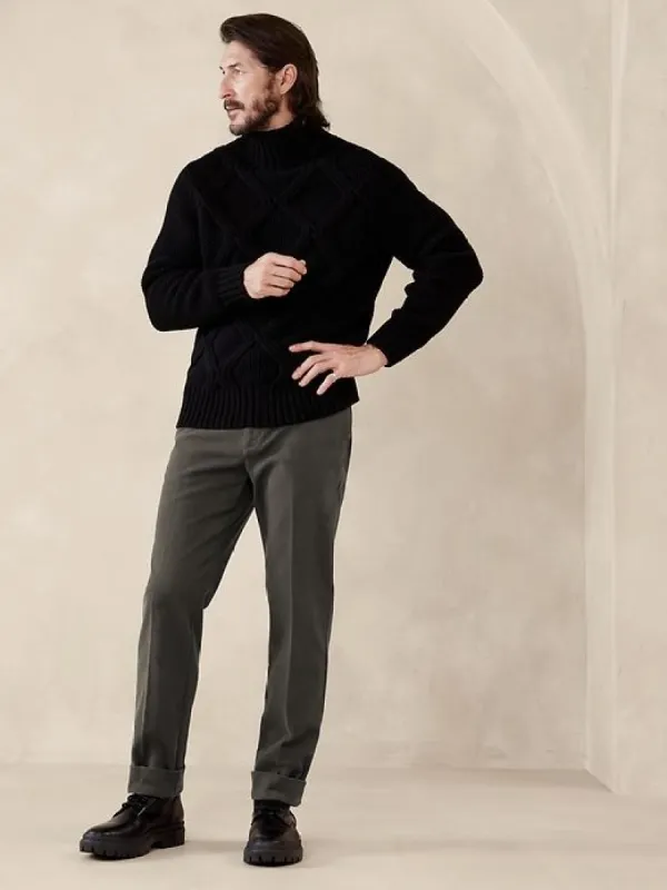 Straight Brushed Traveler Chino sold by Banana Republic