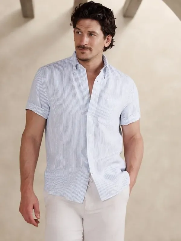 Castelletto Linen Shirt sold by Banana Republic