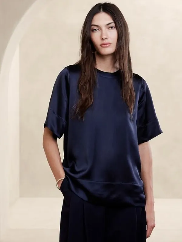 Martina Satin Top sold by Banana Republic