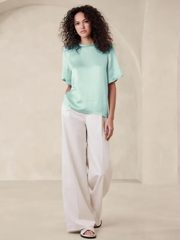 Martina Satin Top sold by Banana Republic