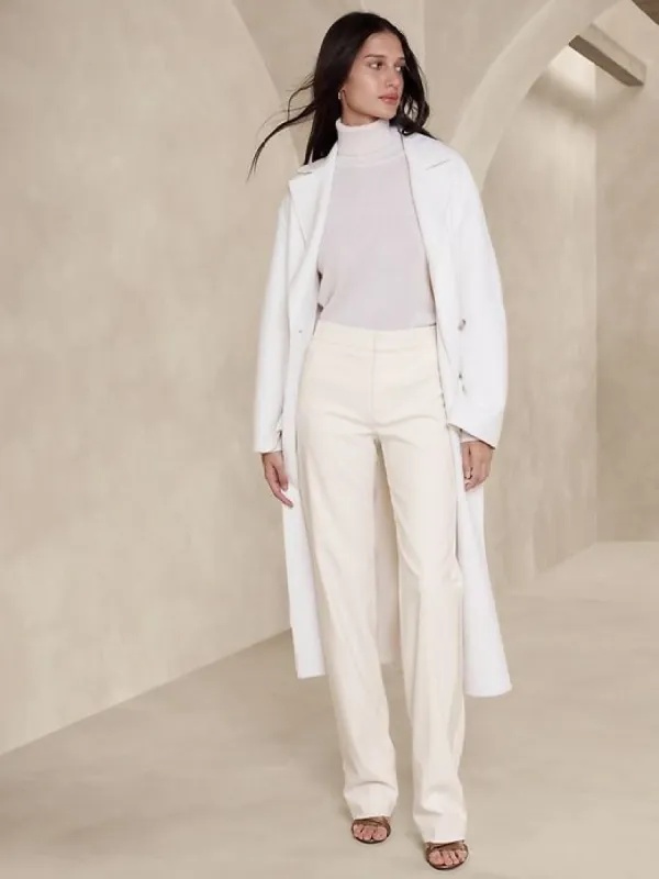 Barathea Italian Wool Tuxedo Pant sold by Banana Republic