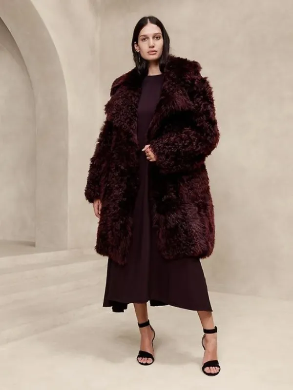 Toscana Shearling Coat sold by Banana Republic