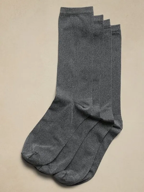 Lustro Metallic Sock 2-Pack made by Banana Republic