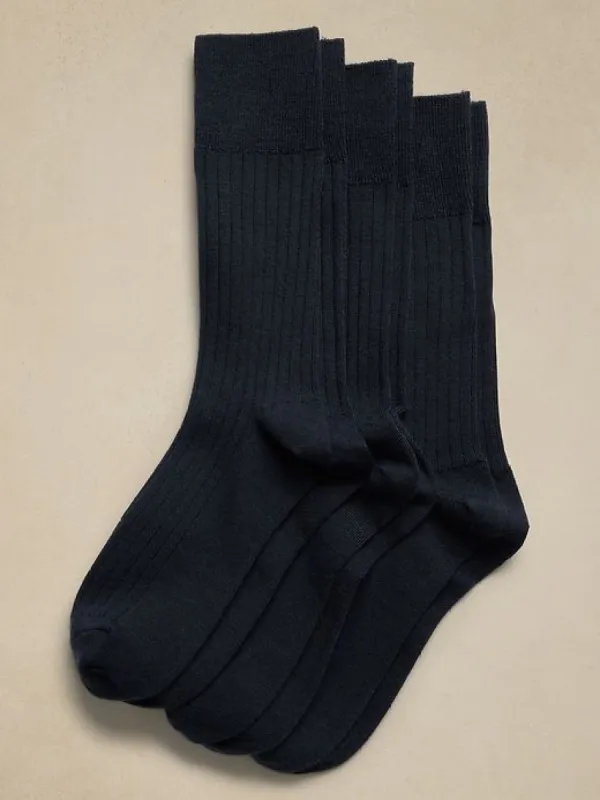 Breathe Merino Sock 3-Pack sold by Banana Republic